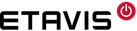 ETAVIS Firmenlogo mit rotem Ein-/Aus-Symbol